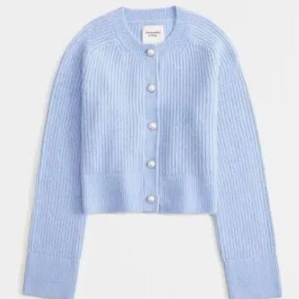 Baby Blue Cardigan Sweater